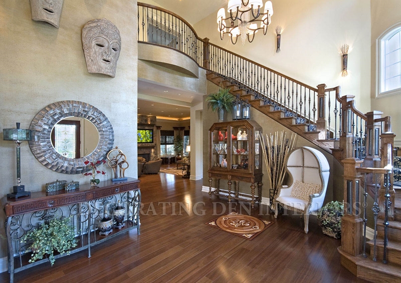 Customize your foyer with Decorating Den Interiors personal designers and furnishings. 
