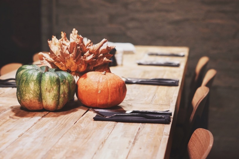 Decorate with gourds throughout your living space.